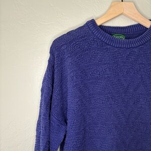 Vintage IZOD Textured Cotton Sweater Women’s XL (Made in USA)